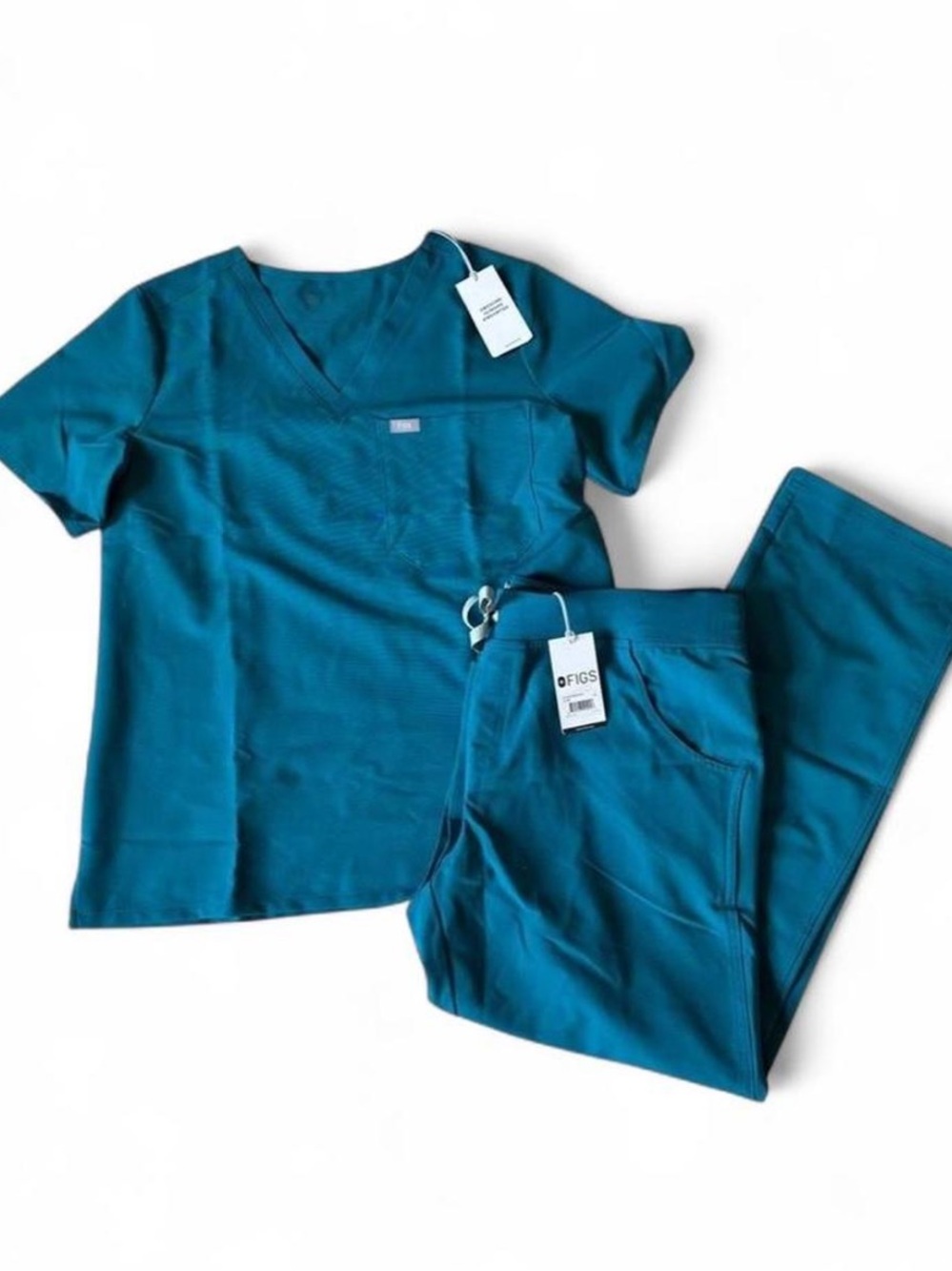 FIGS Scrub Set in Teal NWT